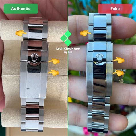 rolex fake aftermarket band|how to tell if rolex bracelet is fake.